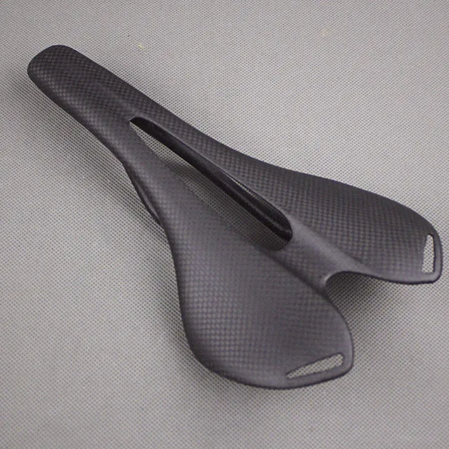110g Ultralight Carbon Fiber Bicycle Saddle Hollow MTB Road Bike Seat 270*143mm