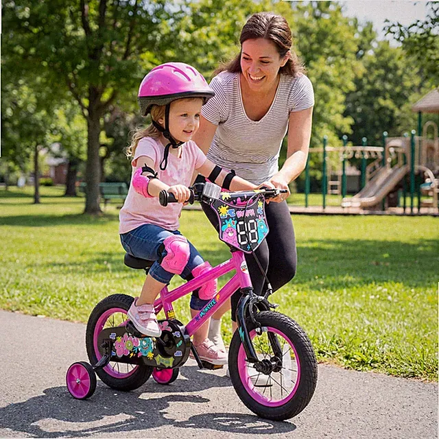 14 Inch Kids Bike, Toddler Bicycle with Training Wheels for Ages 3-5 Years Old