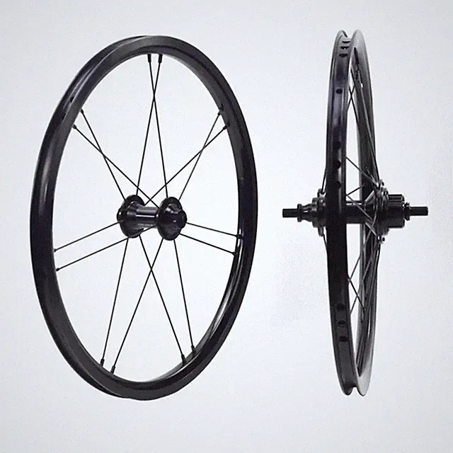 16inch 349 Folding Bicycle Wheelset Rim Caliper Brake External 3/5 Speed
