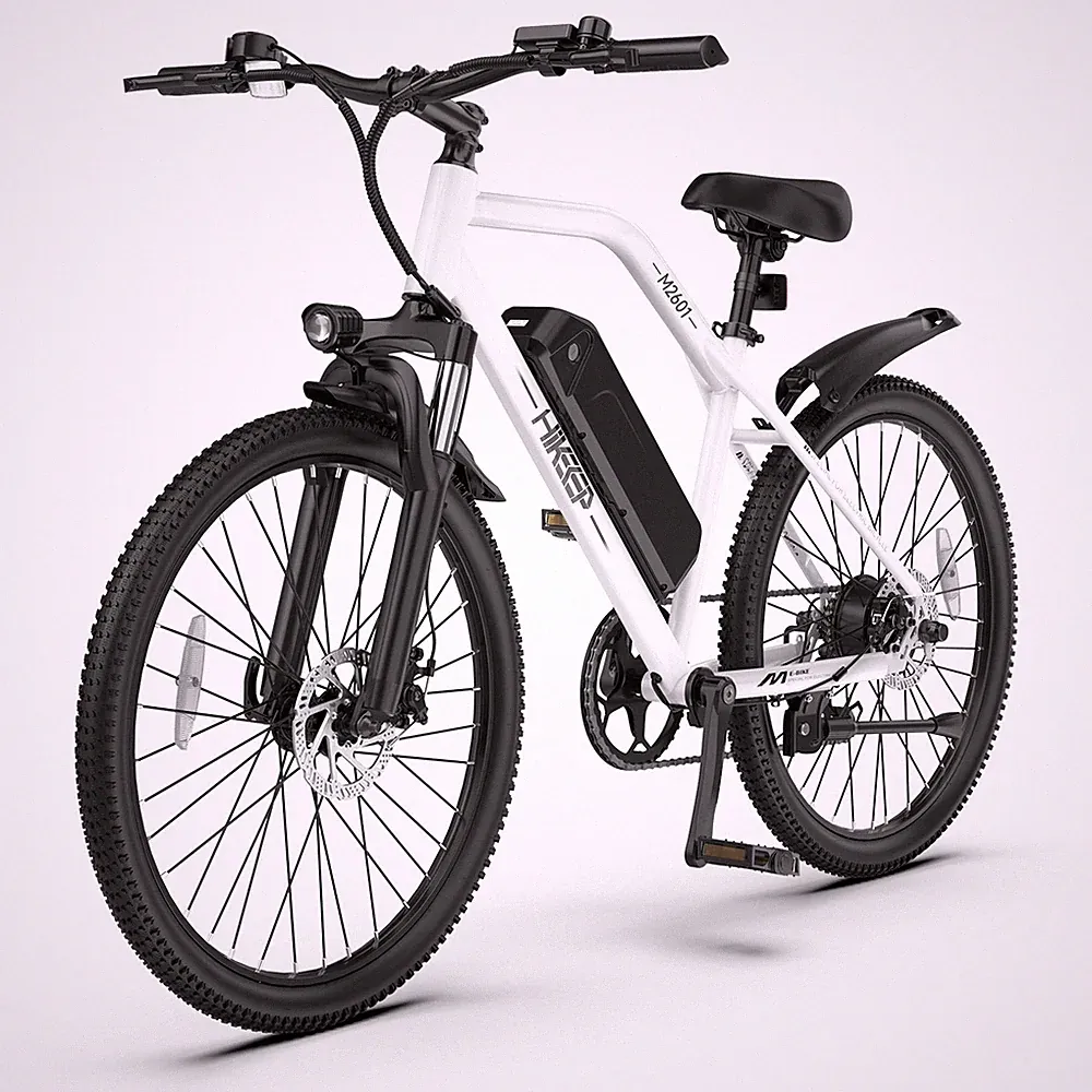 26" ebike Commuter Bike 48V 7.8Ah 15mph 500W Peak Ebike for Adults Electric Bike