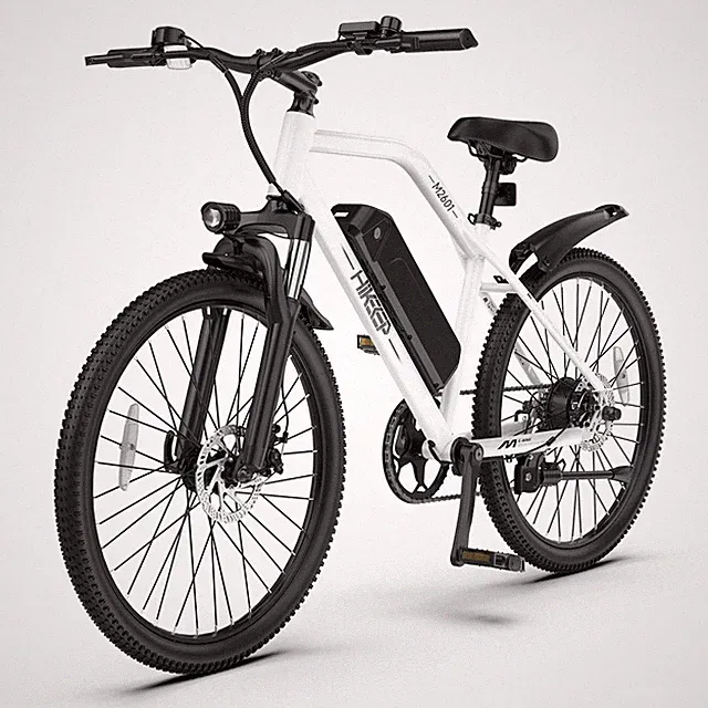 26" Electric Bike Commuter Bike 48V 7.8Ah 15mph 500W Peak ebike for Adults Ebike