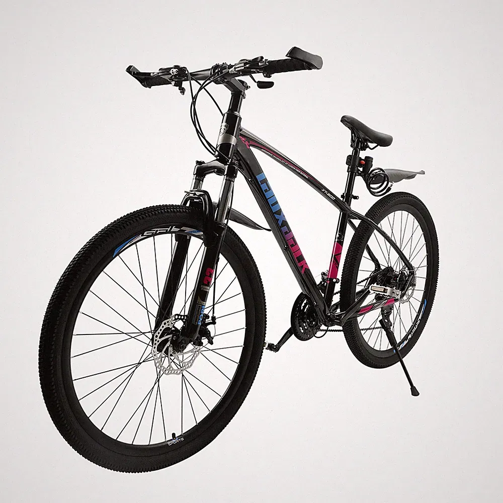 🚴27.5" Wheels Cycling Adults Mountain Bike 21 Speed Bicycle+Bike Lock+Air Pump