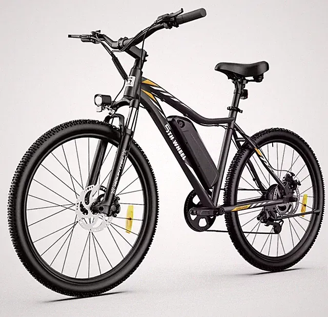 5TH WHEEL AB17 Black ⚡️Bike 700W 23 MPH 45mi Max Range