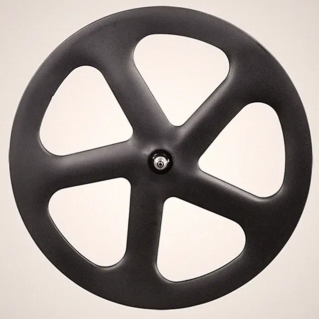 700C 5-spokes Bicycle Wheels Road / Track / Triathlon / Time Trial Bike Wheelset