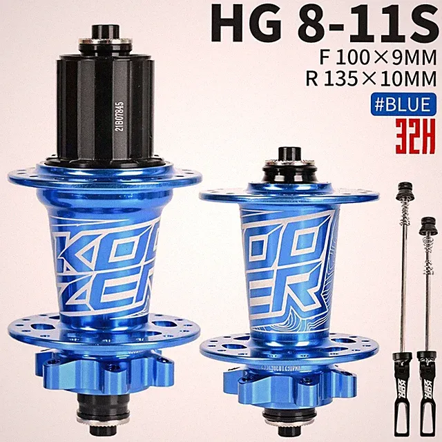 HG 8-12 Speed 4 Bearing Mountain Bike Hubs MTB Bicycle Thru Axle Hub 28H/32H/36H