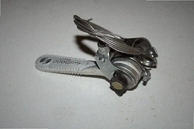 Shimano Stem Shifter Friction Rear 22.2mm Silver Touring Road Hybrid USA Shipper