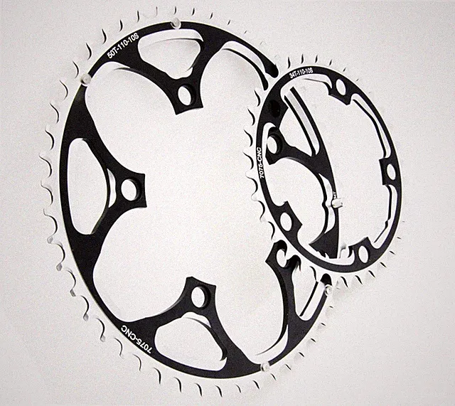 Swishti Road Cyclocross eBike Cycle Chainring Set 50 34T 10-Speed Shimano Bike