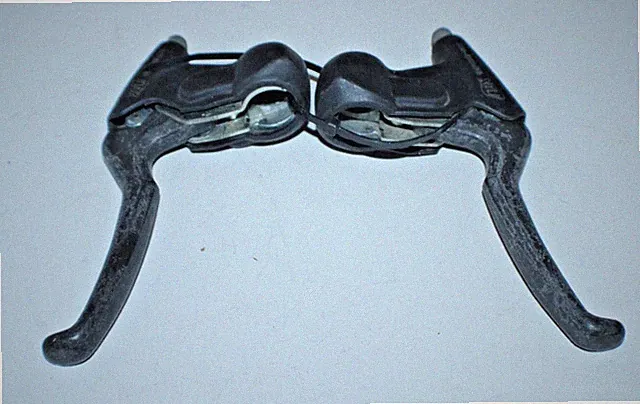 Vintage DiaCompe XCT Brake Lever Set Black 22.2mm MTB Hybrid Fast USA Shipper