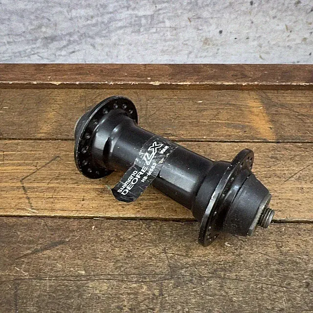 Vintage Shimano Deore LX HB-M563 Front Hub 32H 100mm QR Rim Brake 90s MTB Black